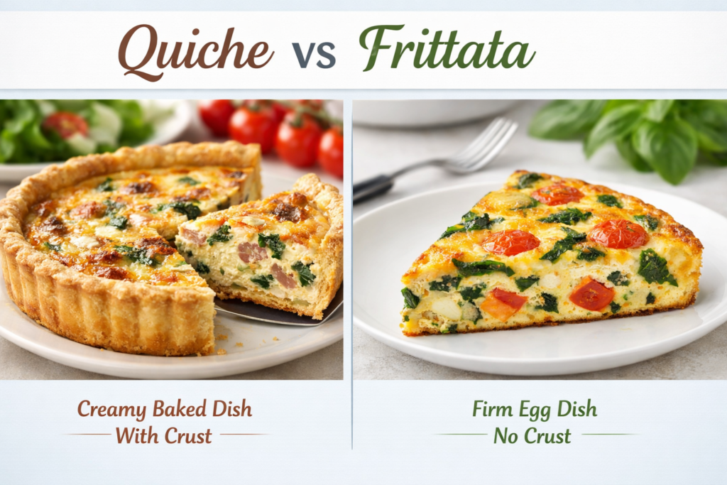 quiche vs frittata