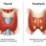 thyroid vs parathyroid