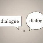 dialogue vs dialog