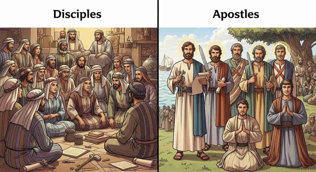apostles vs disciples