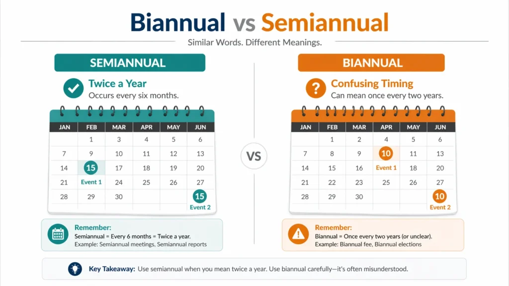 biannual vs semiannual