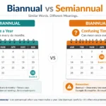 biannual vs semiannual