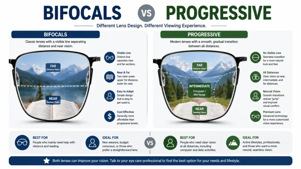 bifocals vs progressive