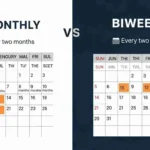 bimonthly vs biweekly
