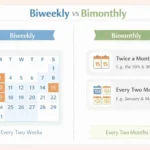 biweekly vs bimonthly