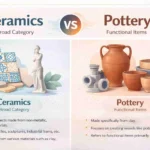 ceramics vs pottery