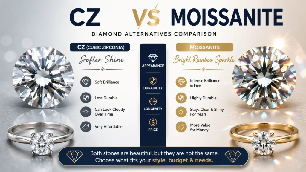 cz vs moissanite