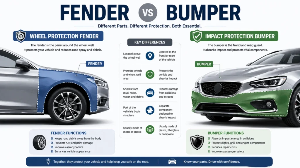 fender vs bumper