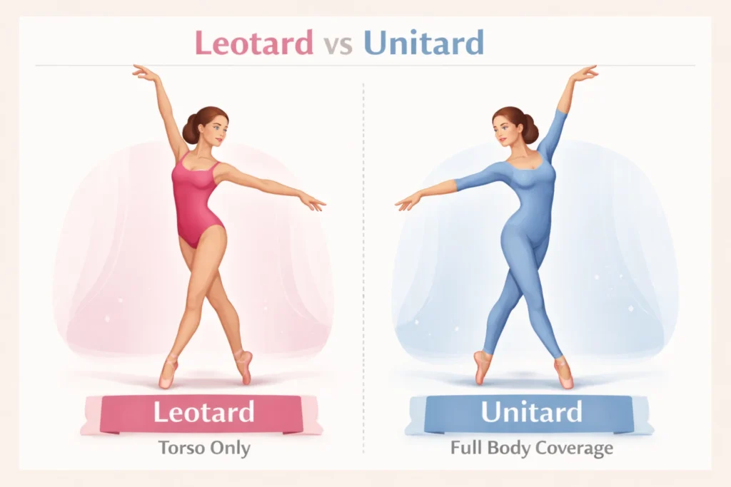 leotard vs unitard