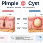 pimple vs cyst