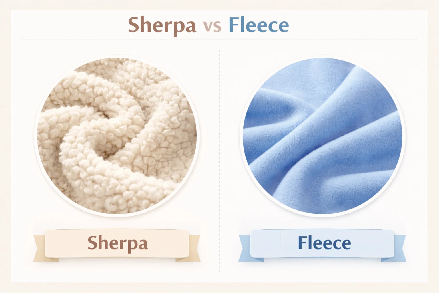 sherpa vs fleece