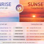sunset vs sunrise