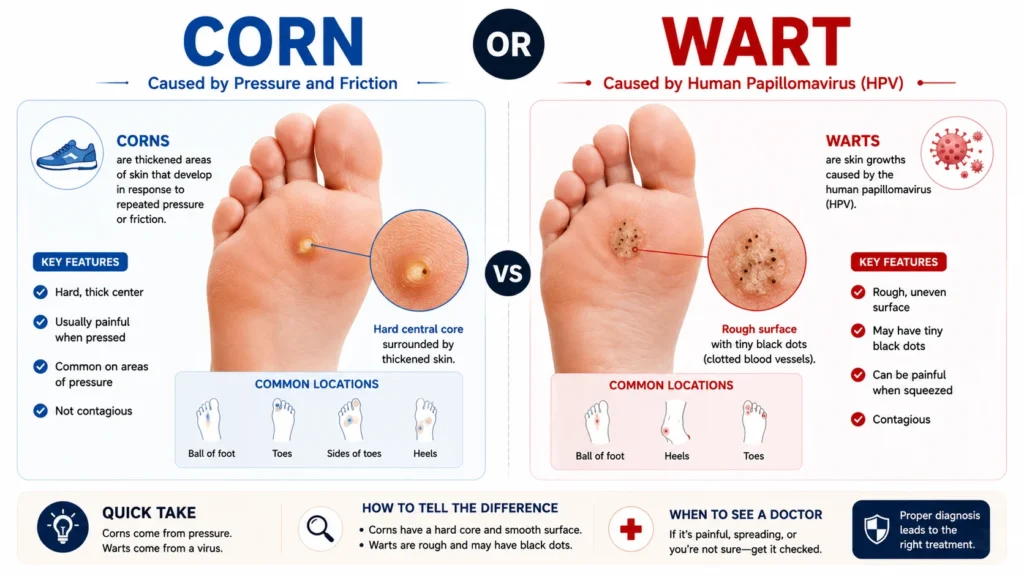corn or wart