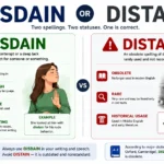 disdain or distain