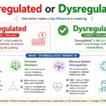 disregulated or dysregulated
