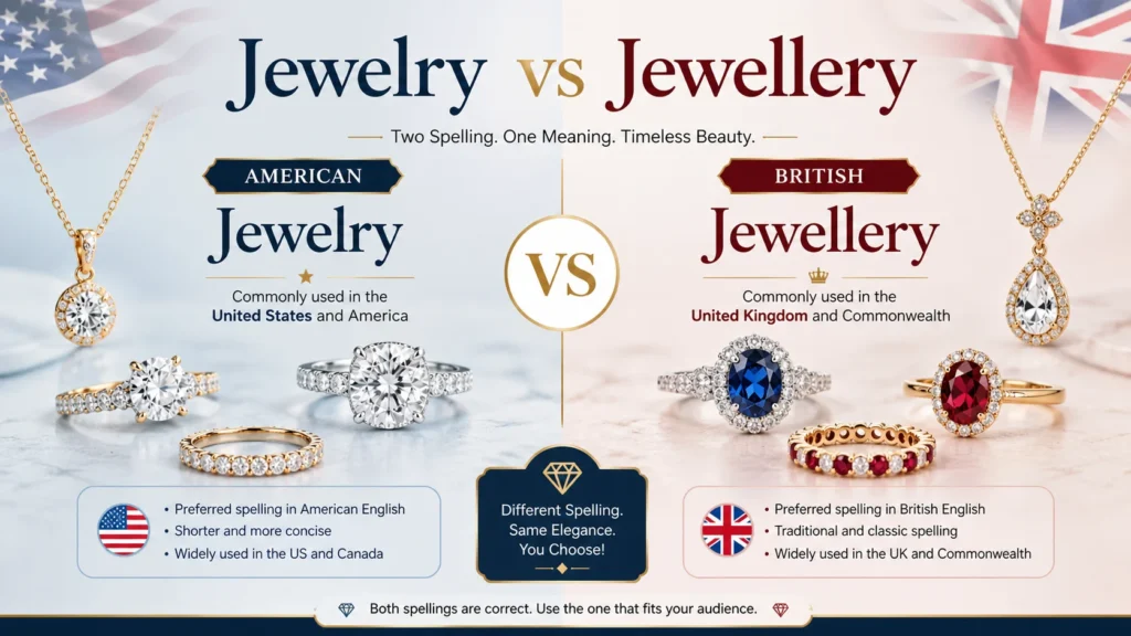 jewelry or jewellery