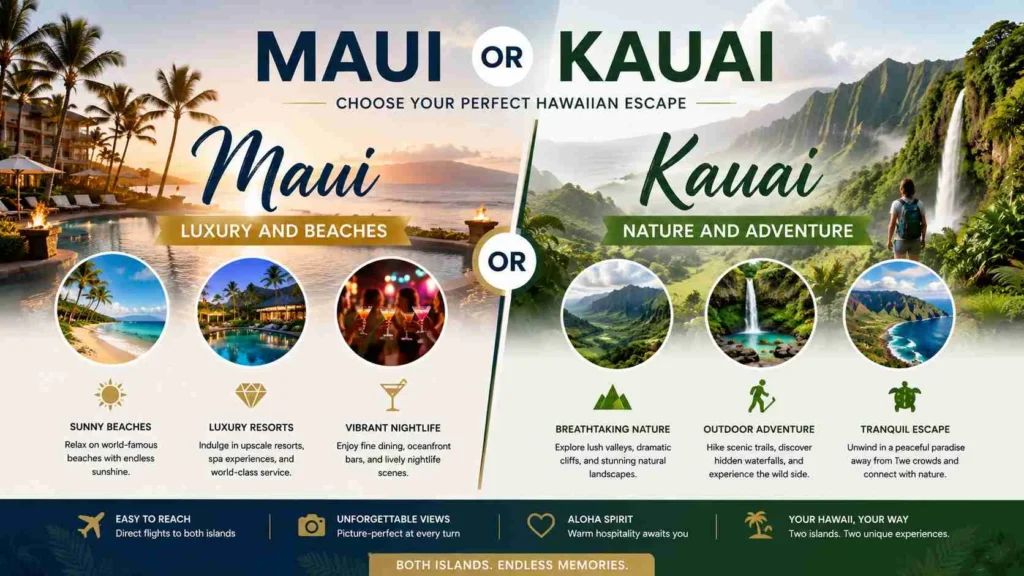 maui or kauai