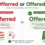 offerred or offered