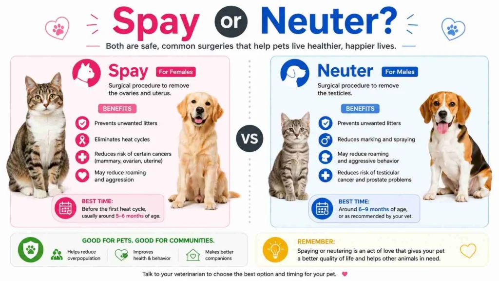 spay or neuter