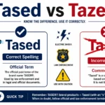tased or tazed