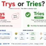 trys or tries