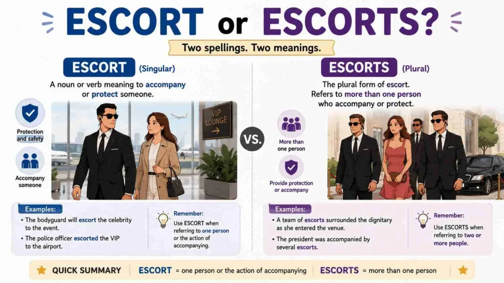 Escort or Escorts