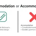 accomodation or accommodation