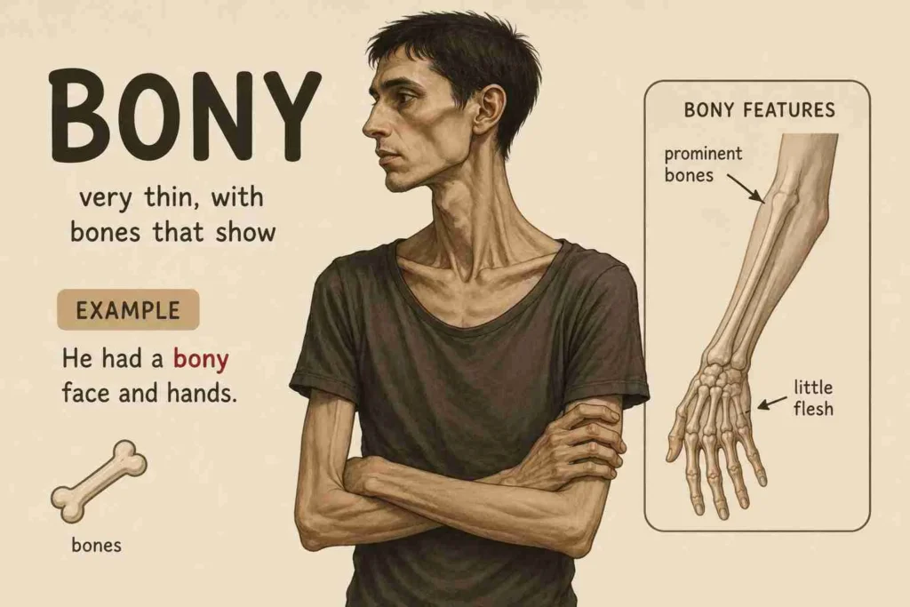 boney or bony