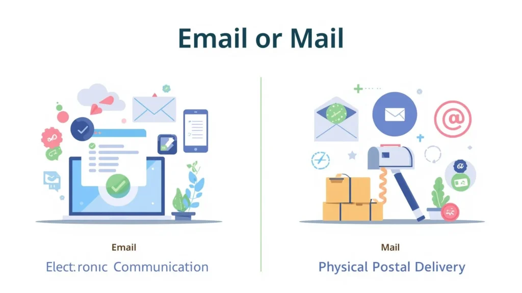 email or mail