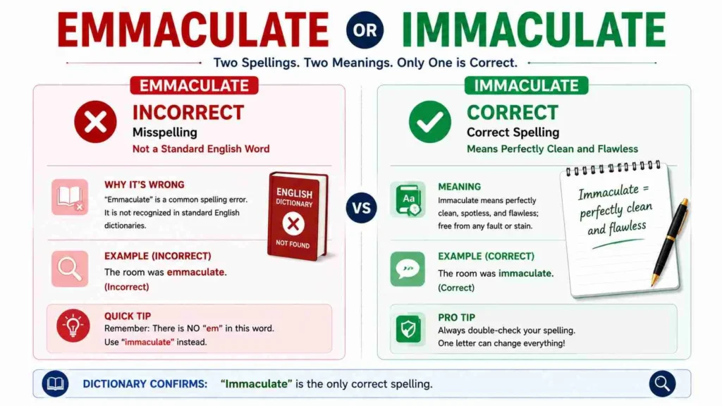 emmaculate or immaculate