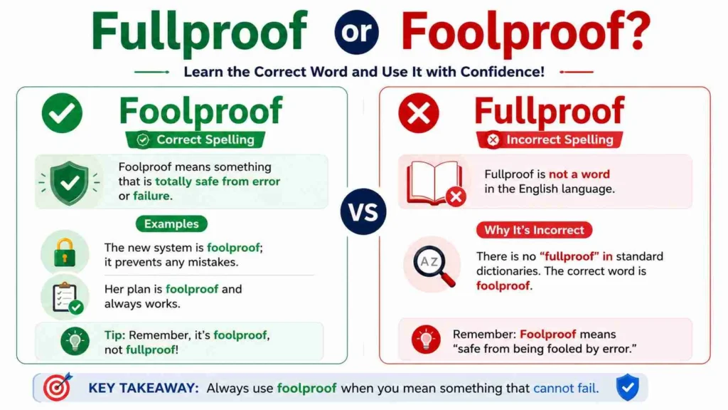 fullproof or foolproof