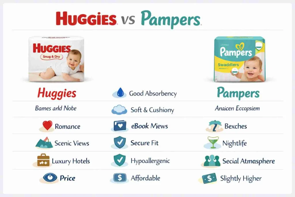 huggies or pampers