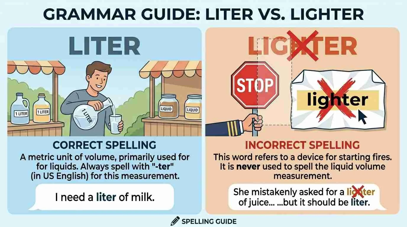 Liter or Litre