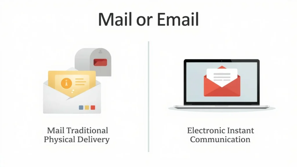 mail or email