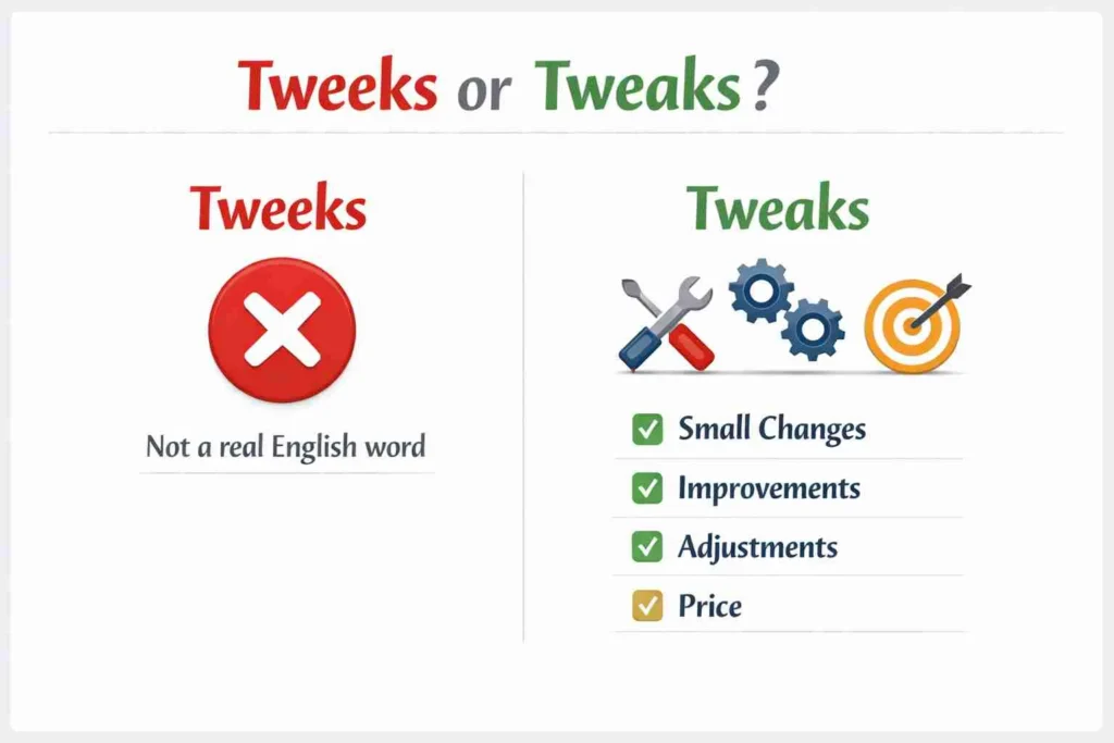 tweeks or tweaks