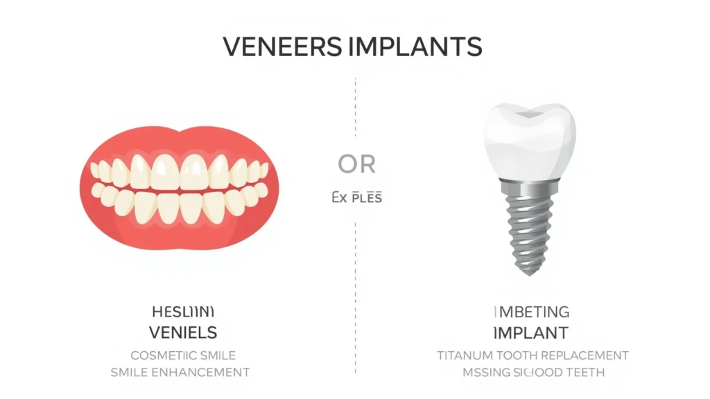 veneers or implants
