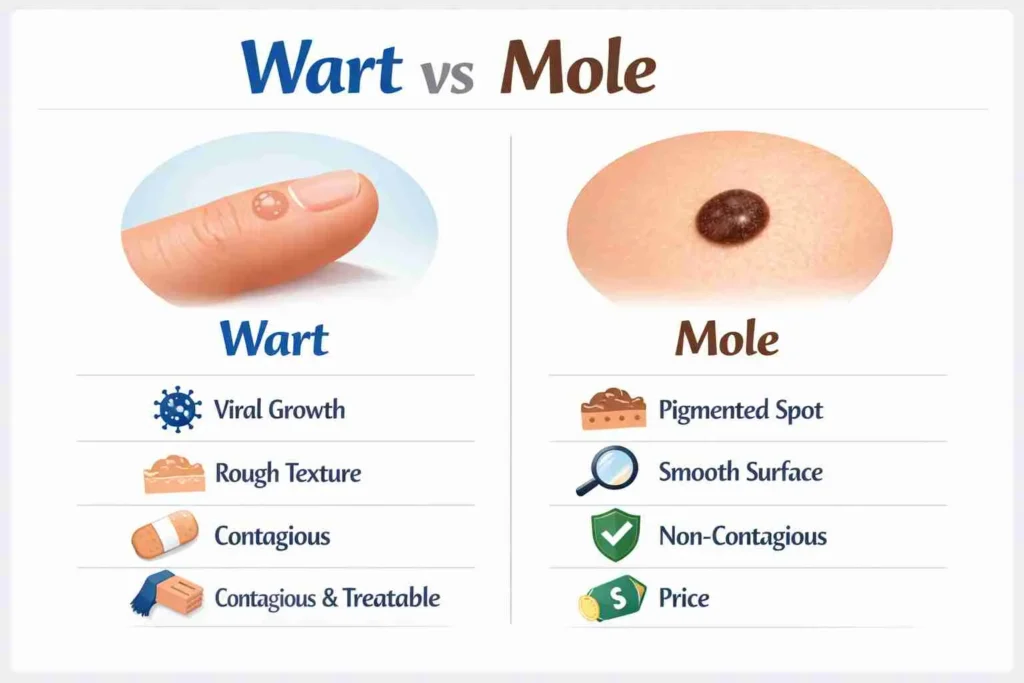 wart or mole