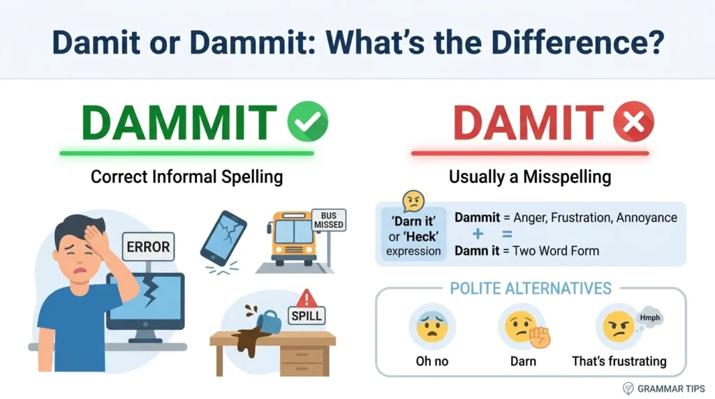 damit or dammit