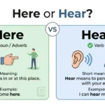 here or hear