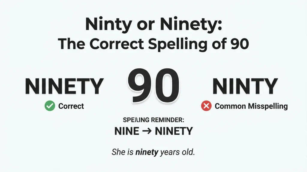 ninty or ninety