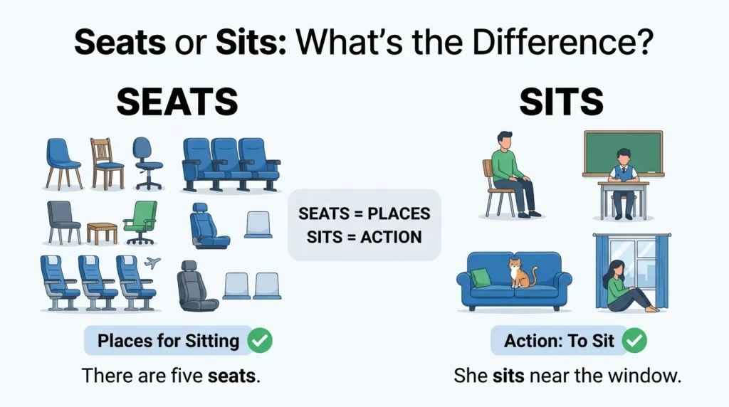 seats or sits