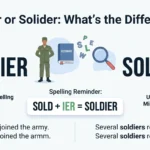 soldier or solider