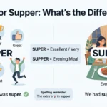 super or supper