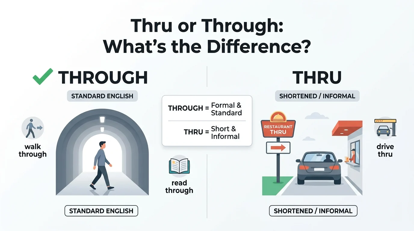 thru or through