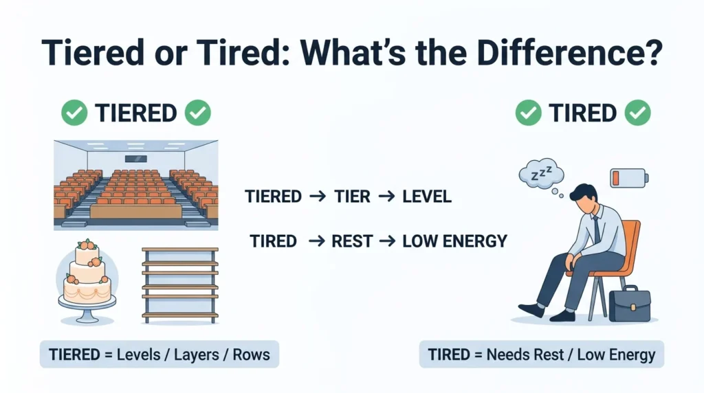 tiered or tired