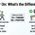 to or on