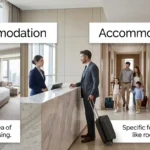 accommodation or accommodations