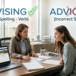 advising or advicing