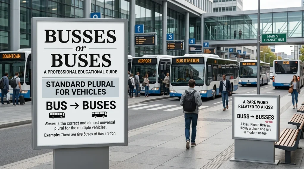 busses or buses