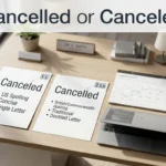 cancelled or canceled